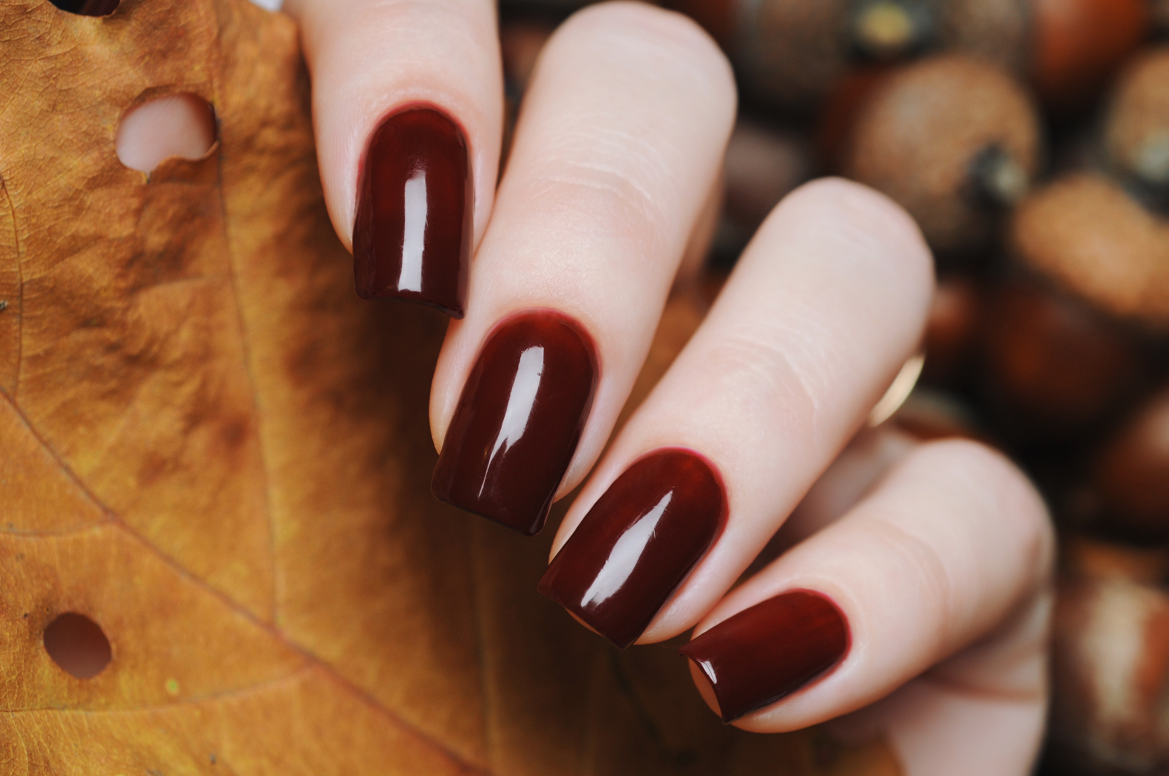 Burgundy manicure | Source: Getty Images