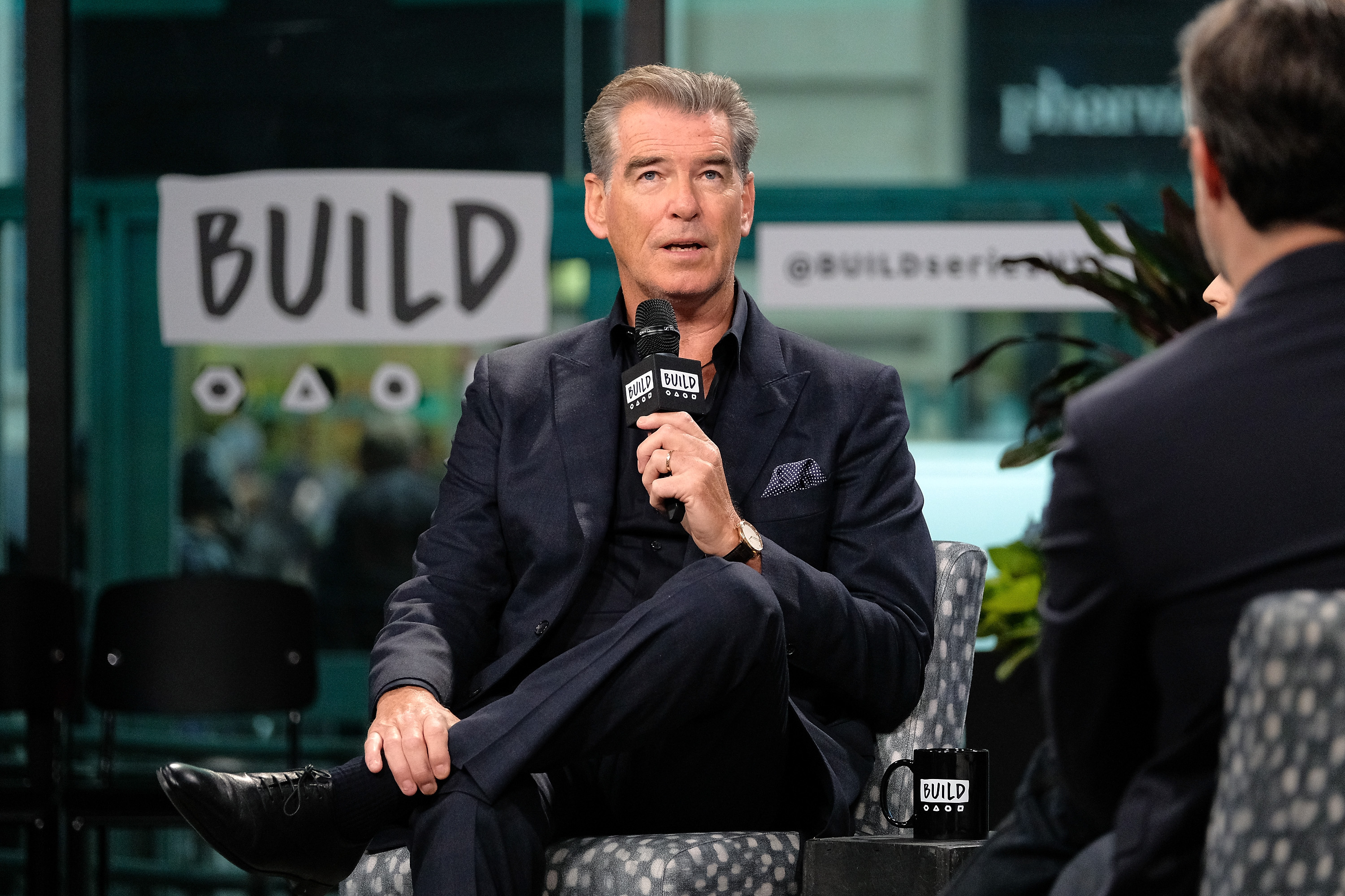 Pierce Brosnan discussed "The Son" during a 2017 Build Series appearance in New York City, years before he spoke about watching Paris and Dylan pursue creative work of their own. | Source: Getty Images