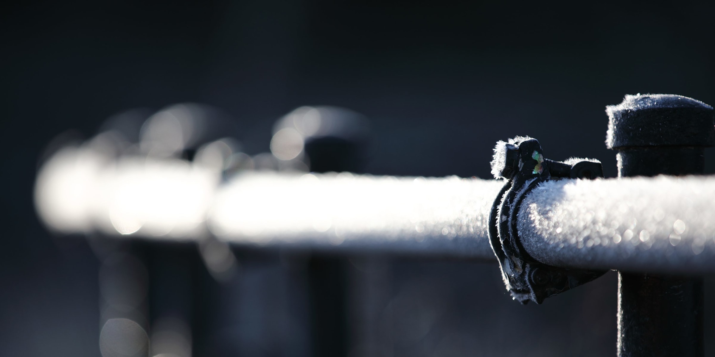Frost forming on a pipe | Source: Getty Images
