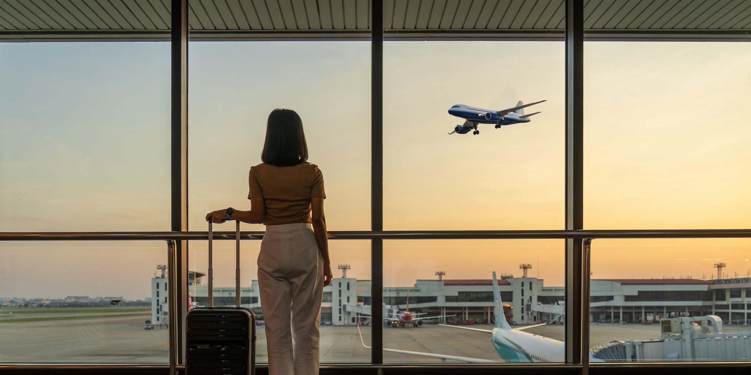 A woman at an airport | Source: Getty Images