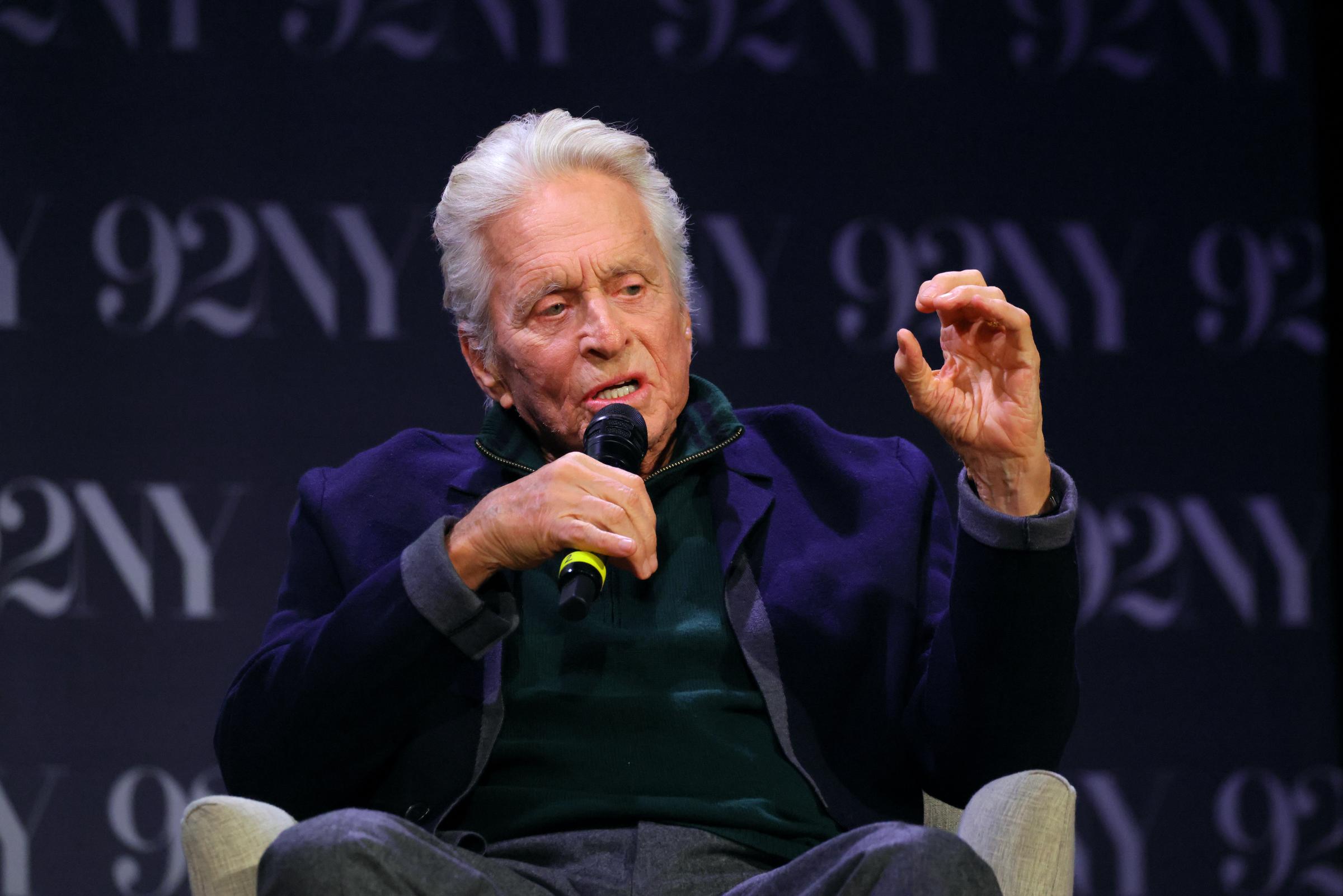 Michael Douglas spoke about his past with Kathleen Turner years after their time together on Romancing the Stone. He has since said the pair kept their relationship private at the time, while the two continued working together in The Jewel of the Nile and The War of the Roses. | Source: Getty Images