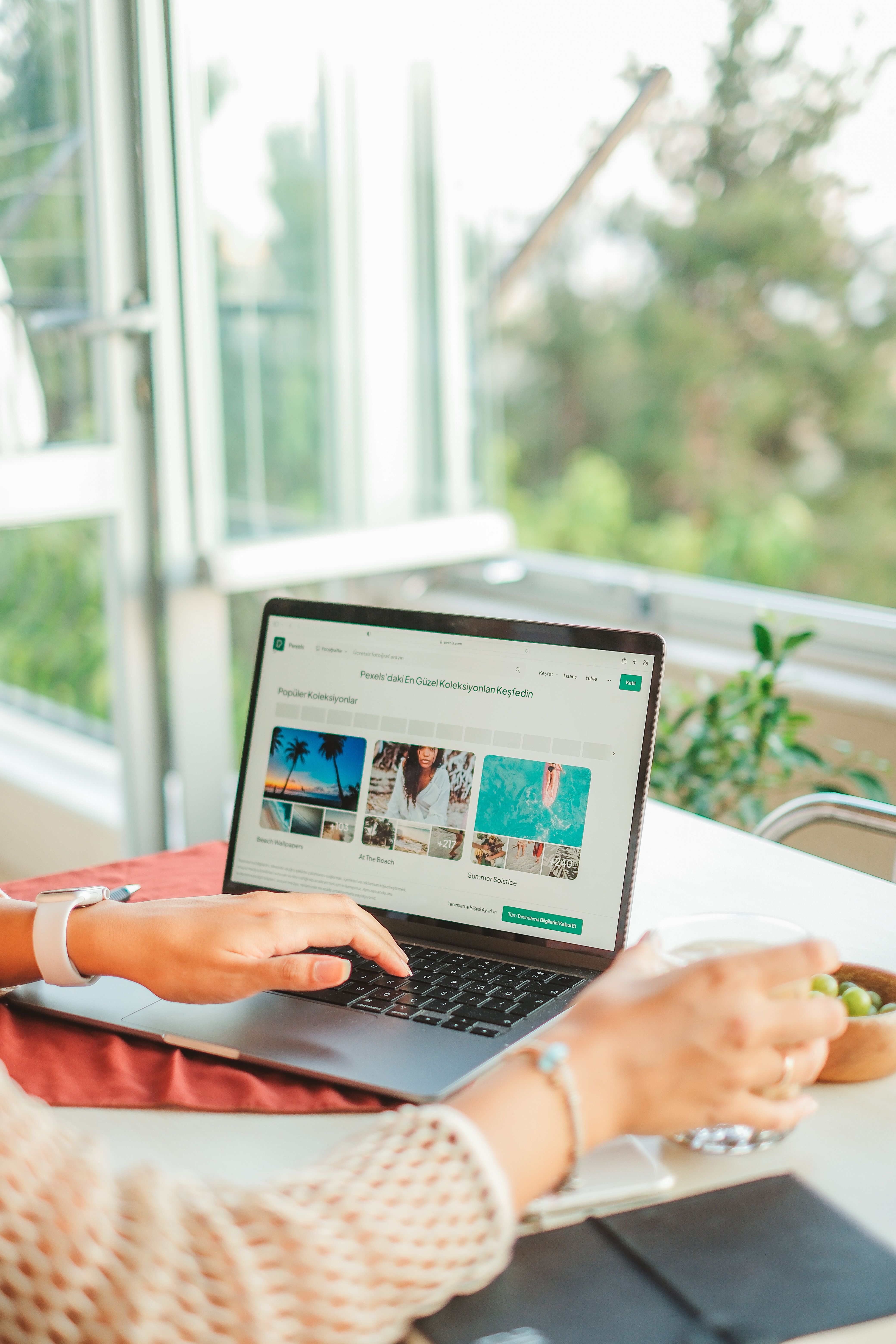 Person viewing images online | Source: Pexels