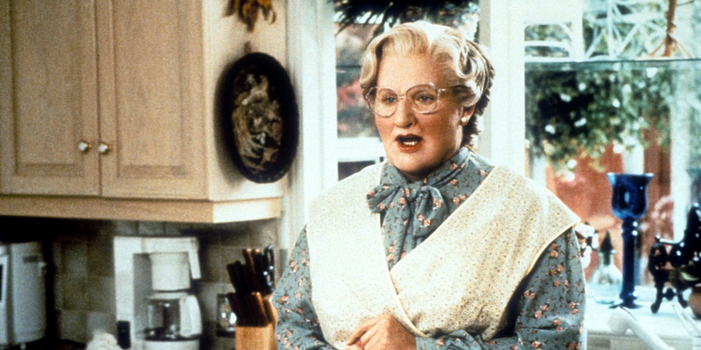 Robin Williams in "Mrs. Doubtfire." | Source: Getty Images