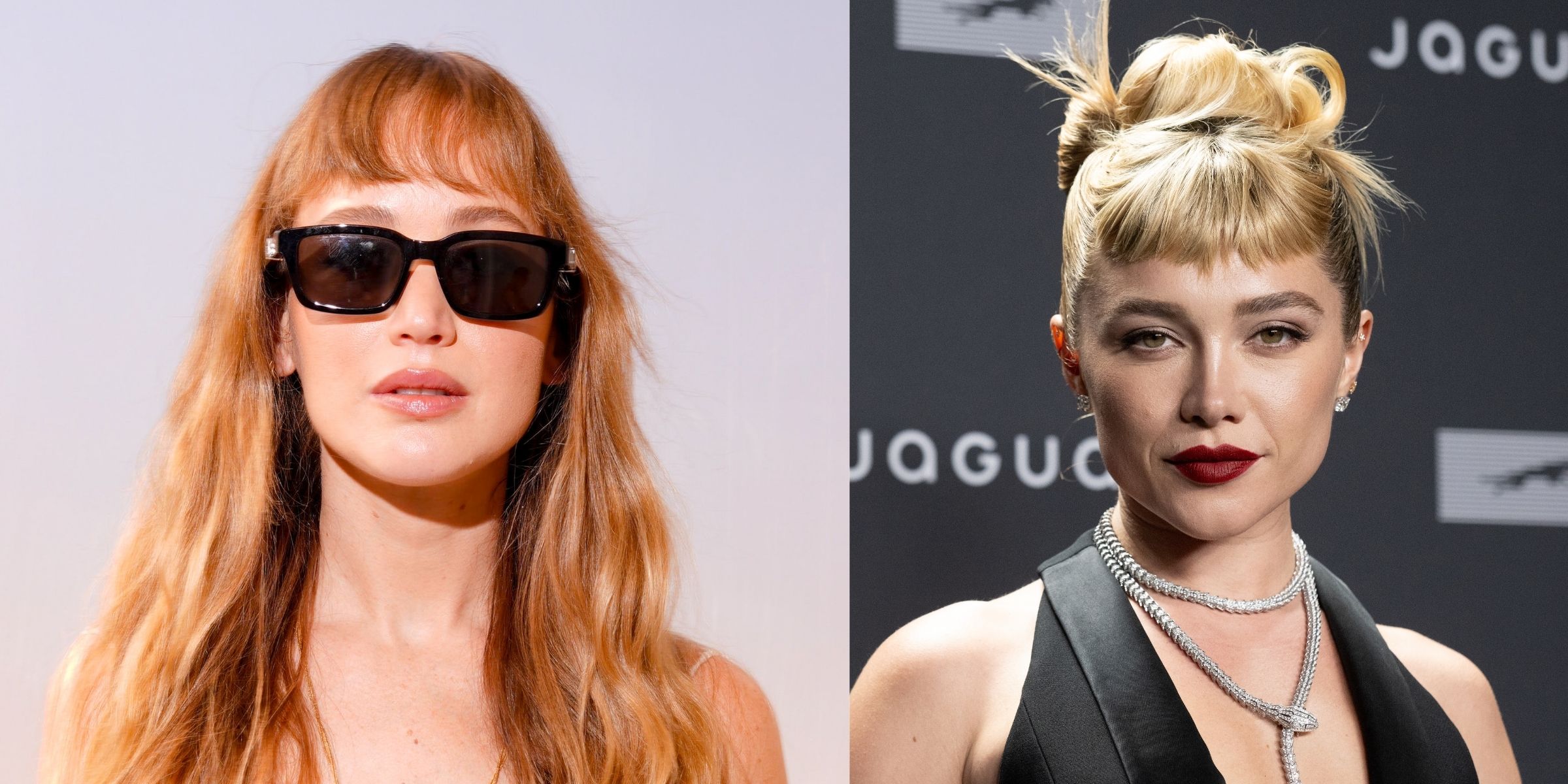 Jennifer Lawrence and Florence Pugh | Source: Getty Images