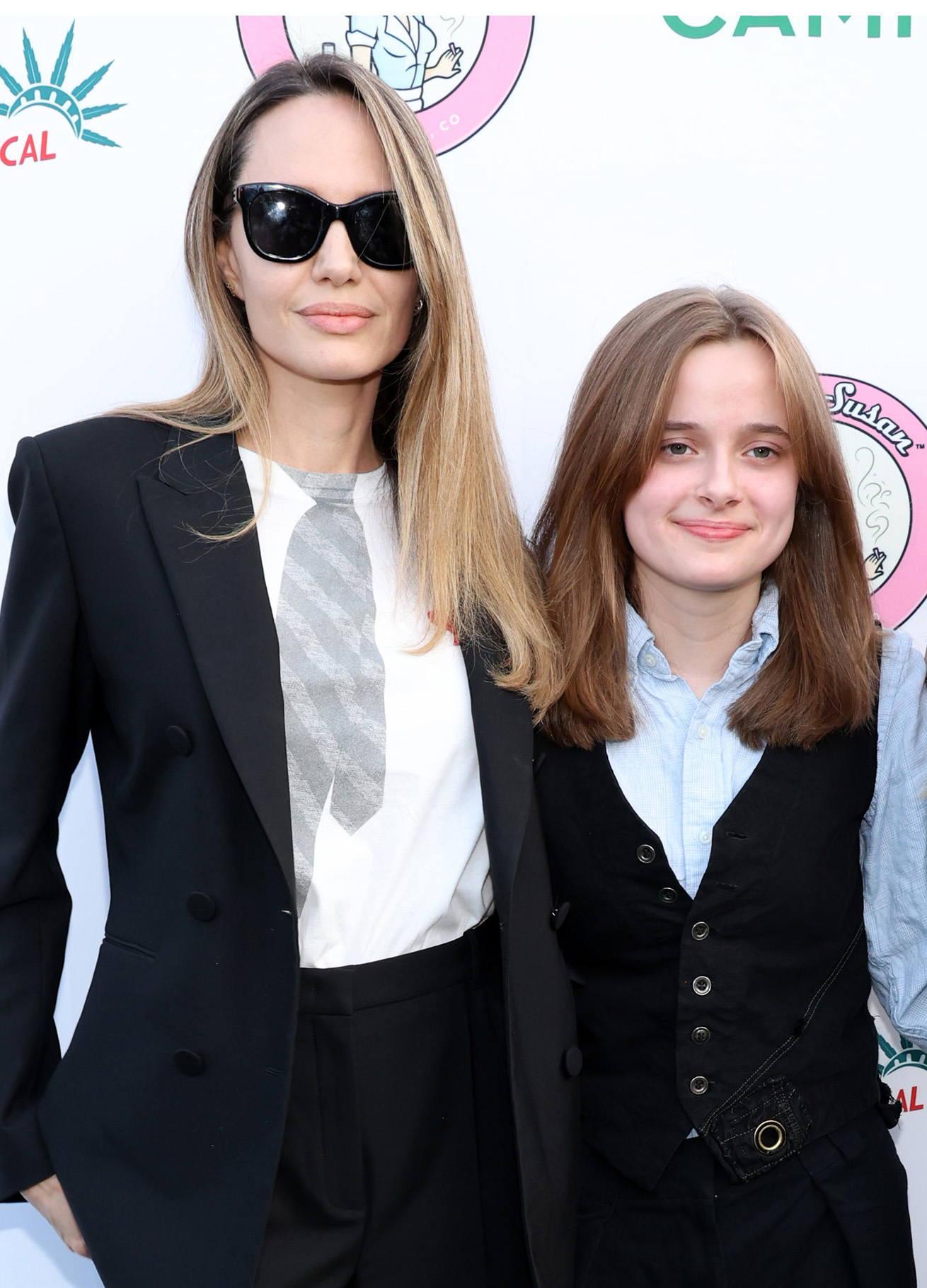 Angelina Jolie and Vivienne Jolie-Pitt attend the opening night performance of Reefer Madness: The Musical at The Whitley in Los Angeles, California, on May 30, 2024. | Source: Getty Images
