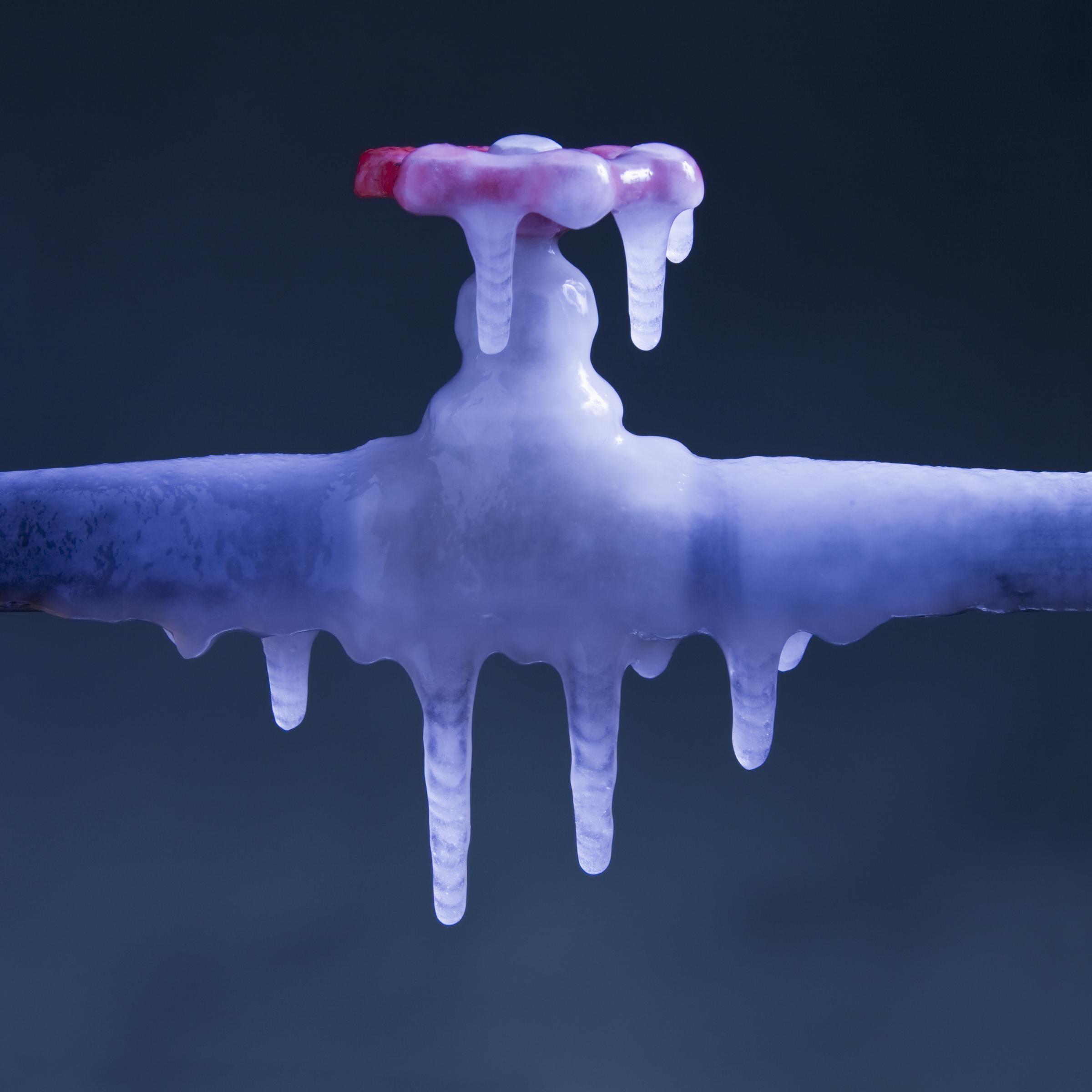 A frozen pipe | Source: Getty Images