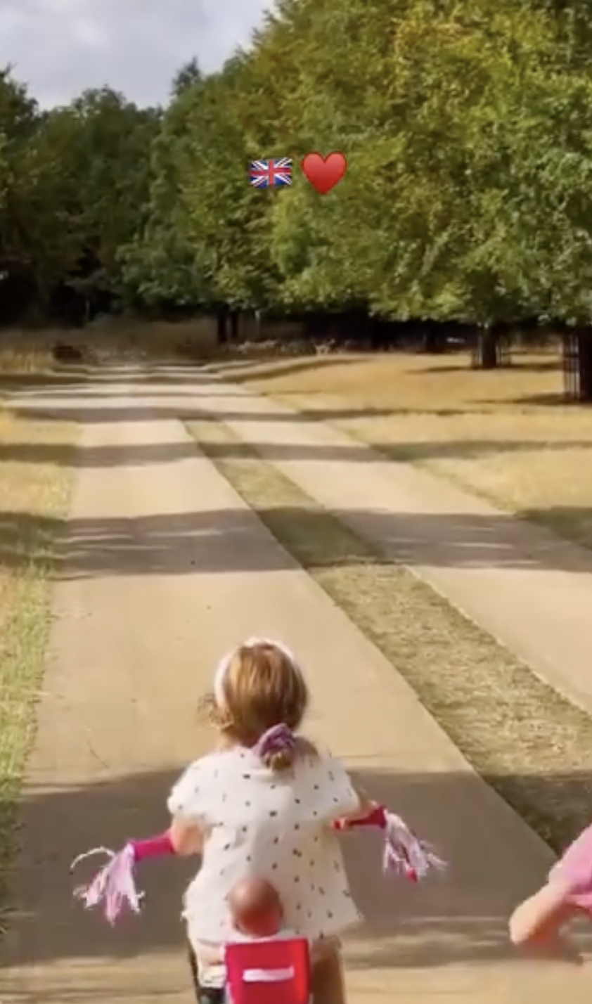 Meghan shared this glimpse of Lilibet after the family moved to Britain, marking a new chapter for the children as they began life in the U.K. | Source: Meghan Markle’s Instagram